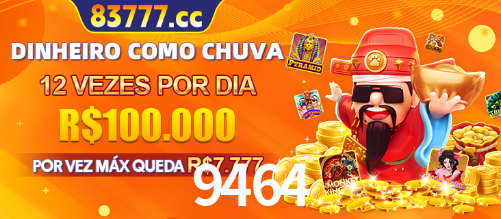Banner do programa de recompensas Recomende para amigos do 9464, detalhando os bônus por convidar amigos, com prêmios que chegam a R$288.888.
